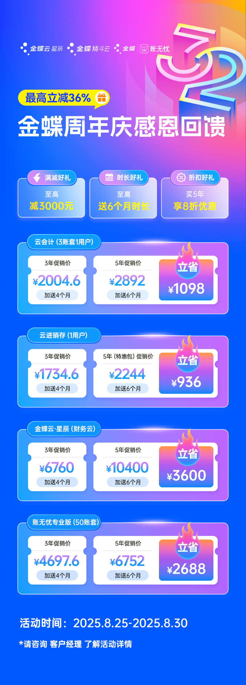 金蝶優(yōu)惠促銷